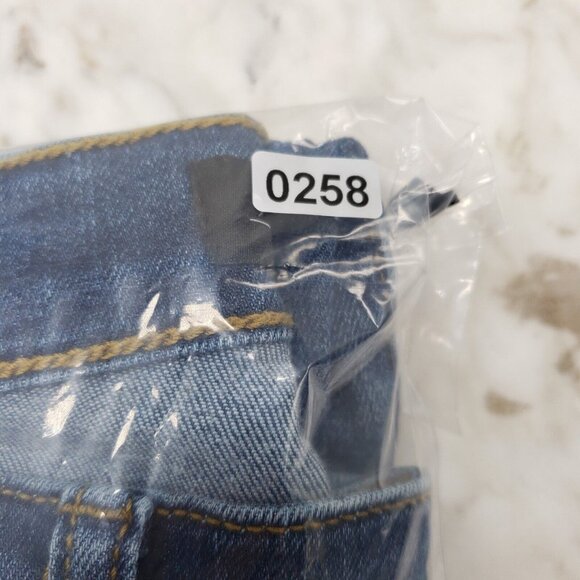 Judy Blue Jeans Womens 30 Blue Skinny Leopard Cheetah Print Ripped Stretch Denim - Picture 16 of 16